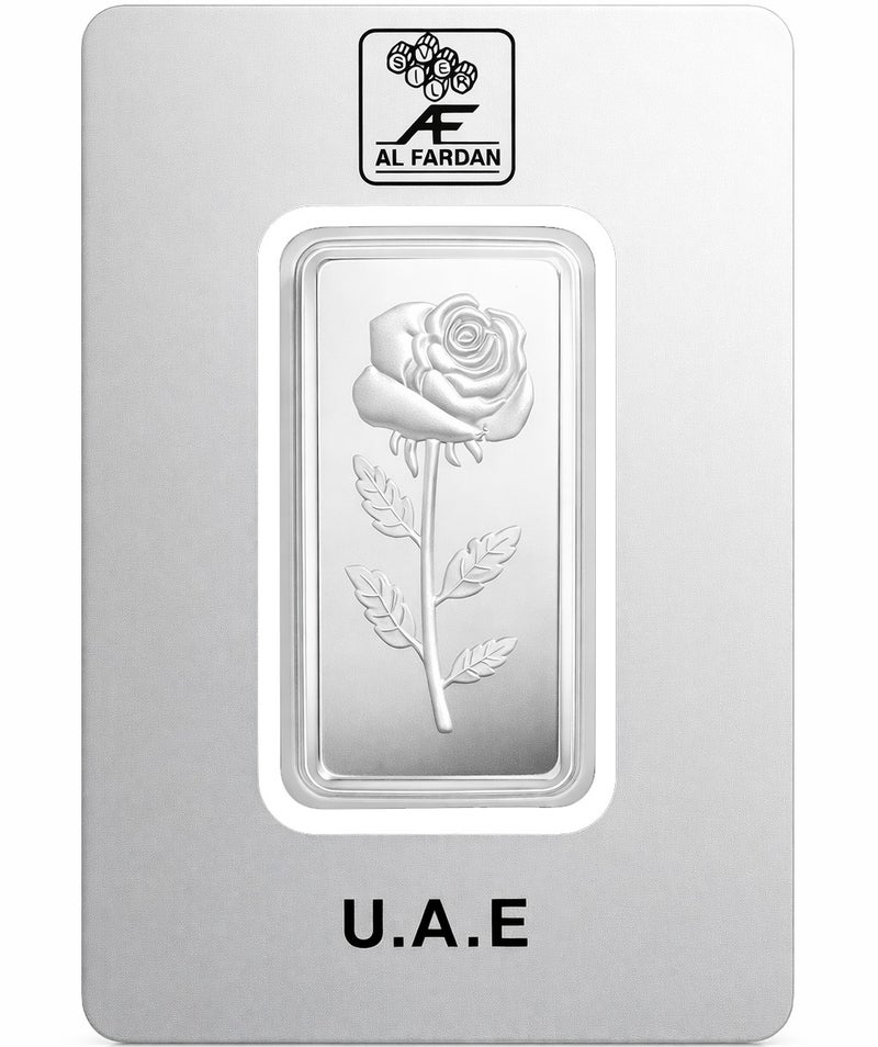 Al Fardan UAE 50g Silver Bar 999.0 Fine Silver - WITH INVOICE - Image 2
